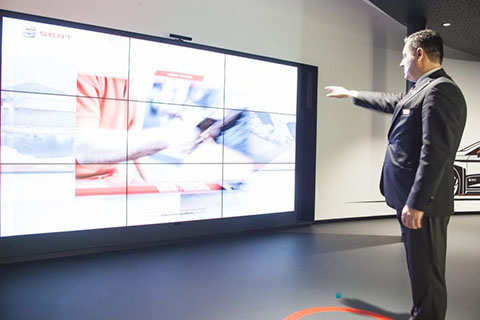 SEAT interactive videowall